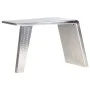 Silberner Flugzeugflügel-Schreibtisch aus Metall, 112 x 50 x 76 cm von , Schreibtische - Ref: Foro24-284414, Preis: 390,41 €,...