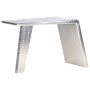 Escritorio de ala de avión metal plateado 112x50x76 cm de , Escritorios - Ref: Foro24-284414, Precio: 399,34 €