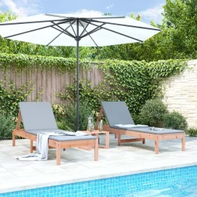 Loungers with table 2 pcs solid Douglas wood by , Loungers - Ref: Foro24-3157684, Price: 218,86 €, Discount: %