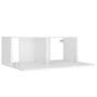 Set de muebles para TV 8 piezas madera contrachapada blanco en Muebles TV | Comprar online en Foro24