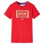 Camiseta infantil rojo 104 de , Camisetas para niños - Ref: Foro24-12425, Precio: 7,99 €, Descuento: %