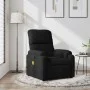 Sillón reclinable de masaje tela de microfibra negro de , Sillones - Ref: Foro24-373459, Precio: 218,55 €, Descuento: %