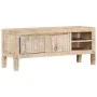 TV-Schrank aus massivem Mangoholz, 110 x 35 x 46 cm von , TV-Möbel - Ref: Foro24-328365, Preis: 124,04 €, Rabatt: %