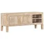Mueble de TV madera maciza de mango 110x35x46 cm de , Muebles TV - Ref: Foro24-328365, Precio: 124,04 €, Descuento: %