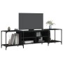 Schwarzer TV-Schrank aus Holzwerkstoff, 203 x 37 x 50 cm von , TV-Möbel - Ref: Foro24-837607, Preis: 84,65 €, Rabatt: %
