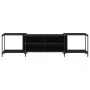 Schwarzer TV-Schrank aus Holzwerkstoff, 203 x 37 x 50 cm von , TV-Möbel - Ref: Foro24-837607, Preis: 83,62 €, Rabatt: %