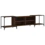 Oak brown engineered wood TV cabinet 203x37x50 cm by , TV Furniture - Ref: Foro24-837611, Price: 84,10 €, Discount: %