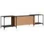 Oak brown engineered wood TV cabinet 203x37x50 cm by , TV Furniture - Ref: Foro24-837611, Price: 84,10 €, Discount: %