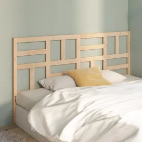 Bettkopfteil aus massivem Kiefernholz, 186 x 4 x 104 cm von , Kopf- und Fußteile - Ref: Foro24-818205, Preis: 62,99 €, Rabatt: %