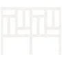 Solid white pine wood bed headboard 155.5x4x100 cm by , Headboards and footboards - Ref: Foro24-818976, Price: 60,38 €, Disco...