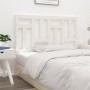 Cabecero de cama madera maciza de pino blanco 155,5x4x100 cm de , Cabeceros y pies de cama - Ref: Foro24-818976, Precio: 61,3...