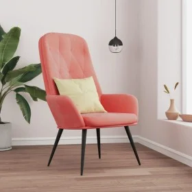 Sillón de relax de terciopelo rosa de , Sillones - Ref: Foro24-341198, Precio: 118,97 €, Descuento: %