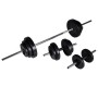 Weight rack with dumbbells and dumbbells 30.5 kg by vidaXL, Weight lifting machines - Ref: Foro24-275353, Price: 193,13 €, Di...