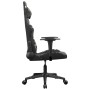 Silla gaming cuero sintético negro y camuflaje en Sillas gaming | Comprar online en Foro24
