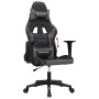 Silla gaming cuero sintético negro y gris en Sillas gaming | Comprar online en Foro24
