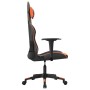 Silla gaming cuero sintético negro y naranja en Sillas gaming | Comprar online en Foro24