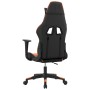 Silla gaming cuero sintético negro y naranja en Sillas gaming | Comprar online en Foro24