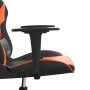 Silla gaming cuero sintético negro y naranja en Sillas gaming | Comprar online en Foro24