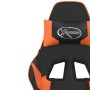 Silla gaming cuero sintético negro y naranja en Sillas gaming | Comprar online en Foro24