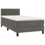 Boxspringbett mit Matratze und dunkelgrauem LED-Samt 80x200 cm von , Betten und Lattenroste - Ref: Foro24-3134490, Preis: 280...