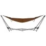 Hamaca con soporte plegable marrón de vidaXL, Hamacas - Ref: Foro24-44367, Precio: 83,39 €, Descuento: %