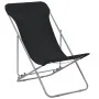 Folding beach chairs 2 units steel and black oxford fabric by vidaXL, Garden chairs - Ref: Foro24-44359, Price: 68,92 €, Disc...