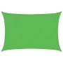 Toldo de vela HDPE verde claro 160 g/m² 2x3 m