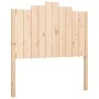 Bed frame with solid wood headboard 100x200 cm by , Beds and slatted bases - Ref: Foro24-3192286, Price: 132,81 €, Discount: %