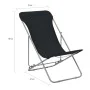 Folding beach chairs 2 units steel and black oxford fabric by vidaXL, Garden chairs - Ref: Foro24-44359, Price: 68,92 €, Disc...
