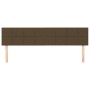 Headboards 2 units of dark brown fabric 80x5x78/88 cm by , Headboards and footboards - Ref: Foro24-346063, Price: 53,86 €, Di...