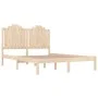 Estructura de cama de madera maciza de pino 160x200 cm de , Camas y somieres - Ref: Foro24-3103788, Precio: 155,56 €, Descuen...