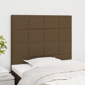 Kopfteile 2 Einheiten aus dunkelbraunem Stoff 80x5x78/88 cm von , Kopf- und Fußteile - Ref: Foro24-3116309, Preis: 53,86 €, R...