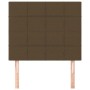 Kopfteile 2 Einheiten aus dunkelbraunem Stoff 80x5x78/88 cm von , Kopf- und Fußteile - Ref: Foro24-3116309, Preis: 53,86 €, R...
