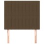 Kopfteile 2 Einheiten aus dunkelbraunem Stoff 90x5x78/88 cm von , Kopf- und Fußteile - Ref: Foro24-3116555, Preis: 58,20 €, R...