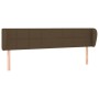 Dark gray fabric headboard 163x23x78/88 cm by , Headboards and footboards - Ref: Foro24-3117153, Price: 67,80 €, Discount: %