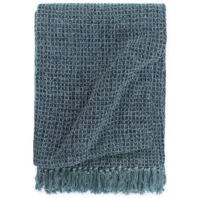 Manta de algodón añil 125x150 cm de vidaXL, Mantas - Ref: Foro24-133752, Precio: 23,64 €, Descuento: %