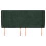 Kopfteil mit dunkelgrünen Samtohren 203x23x118/128cm von , Kopf- und Fußteile - Ref: Foro24-3118263, Preis: 156,39 €, Rabatt: %