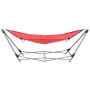 Hamaca con soporte plegable rojo de vidaXL, Hamacas - Ref: Foro24-44364, Precio: 102,02 €, Descuento: %