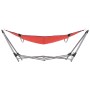 Hamaca con soporte plegable rojo de vidaXL, Hamacas - Ref: Foro24-44364, Precio: 102,02 €, Descuento: %