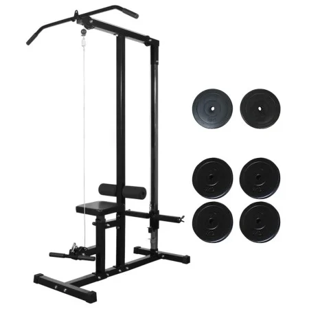 Bodybuilding machine with 40 kg weight plates by vidaXL, Weight lifting machines - Ref: Foro24-275356, Price: 330,69 €, Disco...