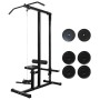 Bodybuilding-Gerät mit 40-kg-Hantelscheiben von vidaXL, Gewichthebermaschinen - Ref: Foro24-275356, Preis: 300,84 €, Rabatt: %