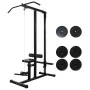 Bodybuilding machine with 40 kg weight plates by vidaXL, Weight lifting machines - Ref: Foro24-275356, Price: 330,69 €, Disco...