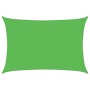 Toldo de vela HDPE verde claro 160 g/m² 2,5x4 m