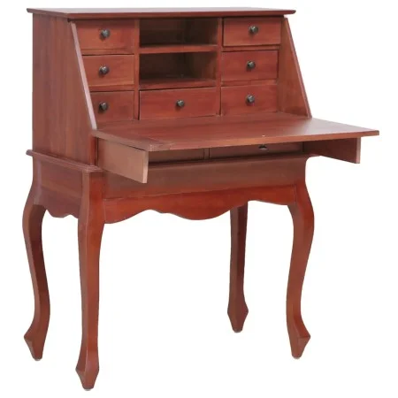 Solid brown mahogany wood secretaire desk 78x42x103 cm by , Desks - Ref: Foro24-283841, Price: 376,85 €, Discount: %