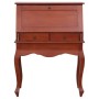 Sekretärschreibtisch aus massivem braunem Mahagoniholz, 78 x 42 x 103 cm von , Schreibtische - Ref: Foro24-283841, Preis: 386...