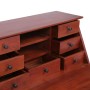 Sekretärschreibtisch aus massivem braunem Mahagoniholz, 78 x 42 x 103 cm von , Schreibtische - Ref: Foro24-283841, Preis: 386...