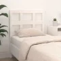 Bettkopfteil aus massivem weißem Kiefernholz, 80,5 x 4 x 100 cm von , Kopf- und Fußteile - Ref: Foro24-818896, Preis: 32,16 €...
