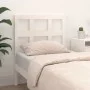 Solid white pine wood bed headboard 80.5x4x100 cm by , Headboards and footboards - Ref: Foro24-818896, Price: 36,92 €, Discou...