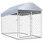 Zwinger für den Außenbereich mit Dach 200x100x125 cm von vidaXL, Hundehütten und Zäune - Ref: Foro24-144492, Preis: 165,44 €,...