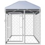 Zwinger für den Außenbereich mit Dach 200x100x125 cm von vidaXL, Hundehütten und Zäune - Ref: Foro24-144492, Preis: 141,40 €,...